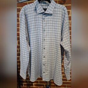 Calder Carmel Limited-Edition Plaid Sport Shirt - XXL - 100% Cotton